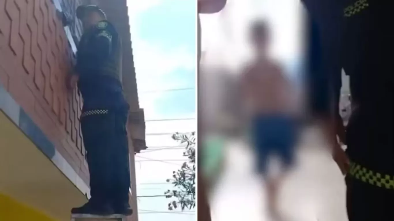 Rescatan niño golpeado en cali