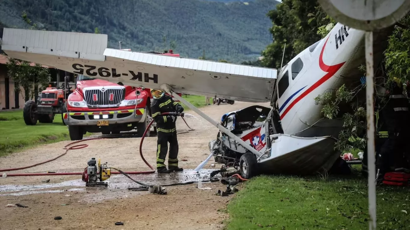 accidente avioneta cundinamarca