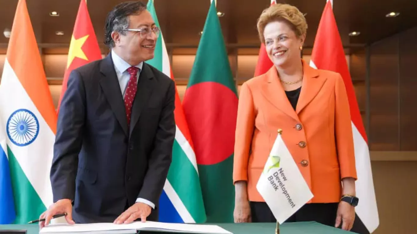 Gustavo Petro y Dilma Rousseff