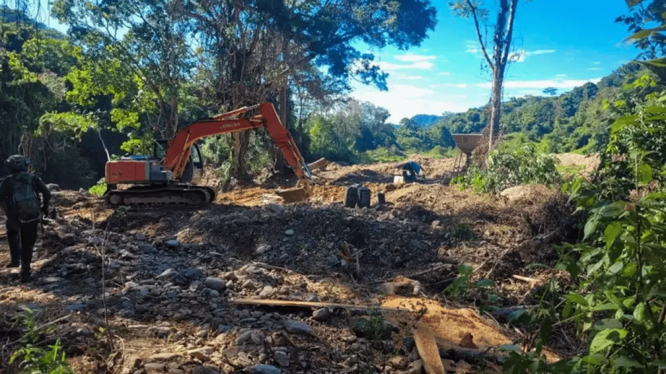 Ejército interviene minería ilegal en el Oriente antioqueño