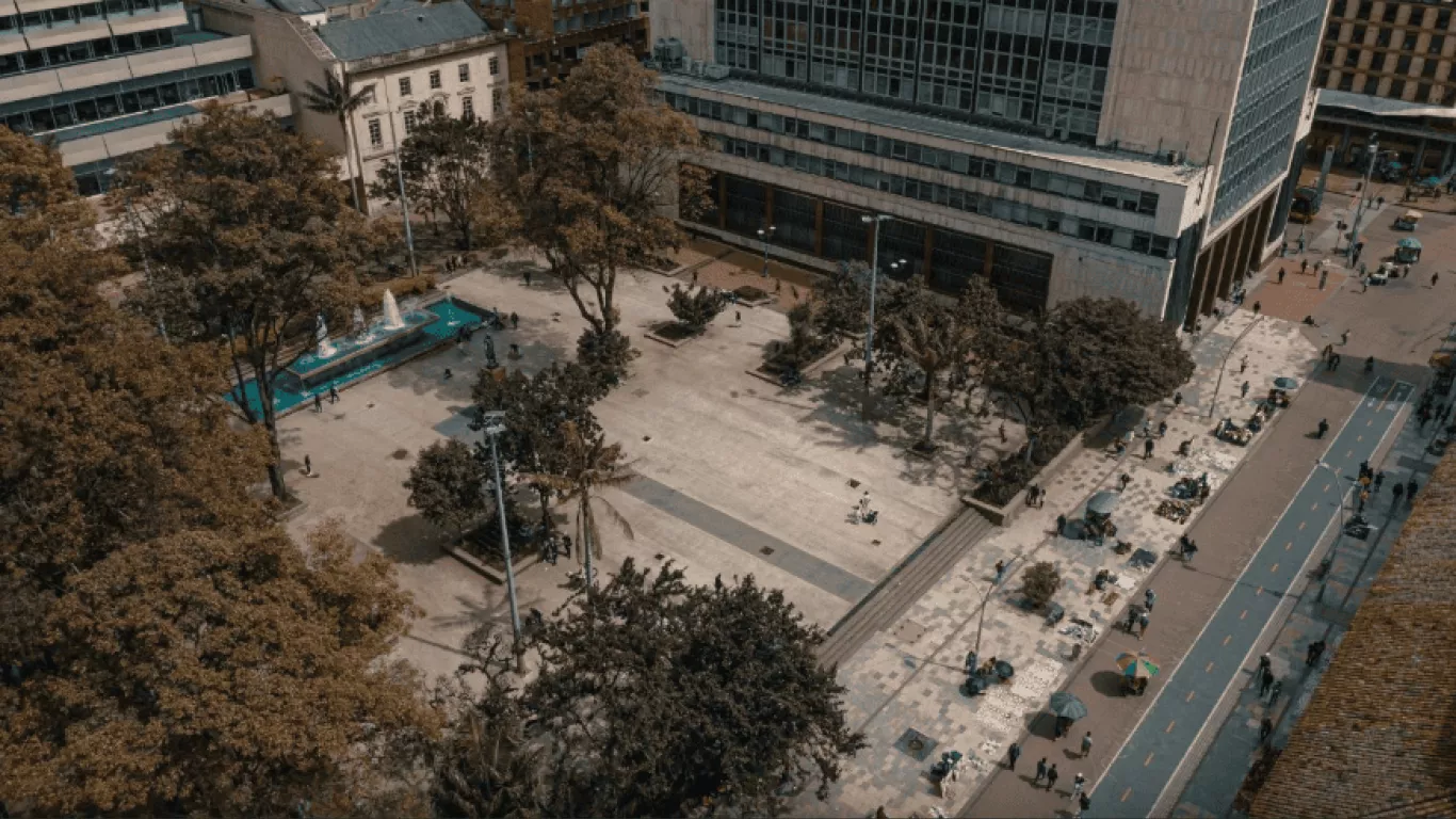 Parque Santander Bogotá