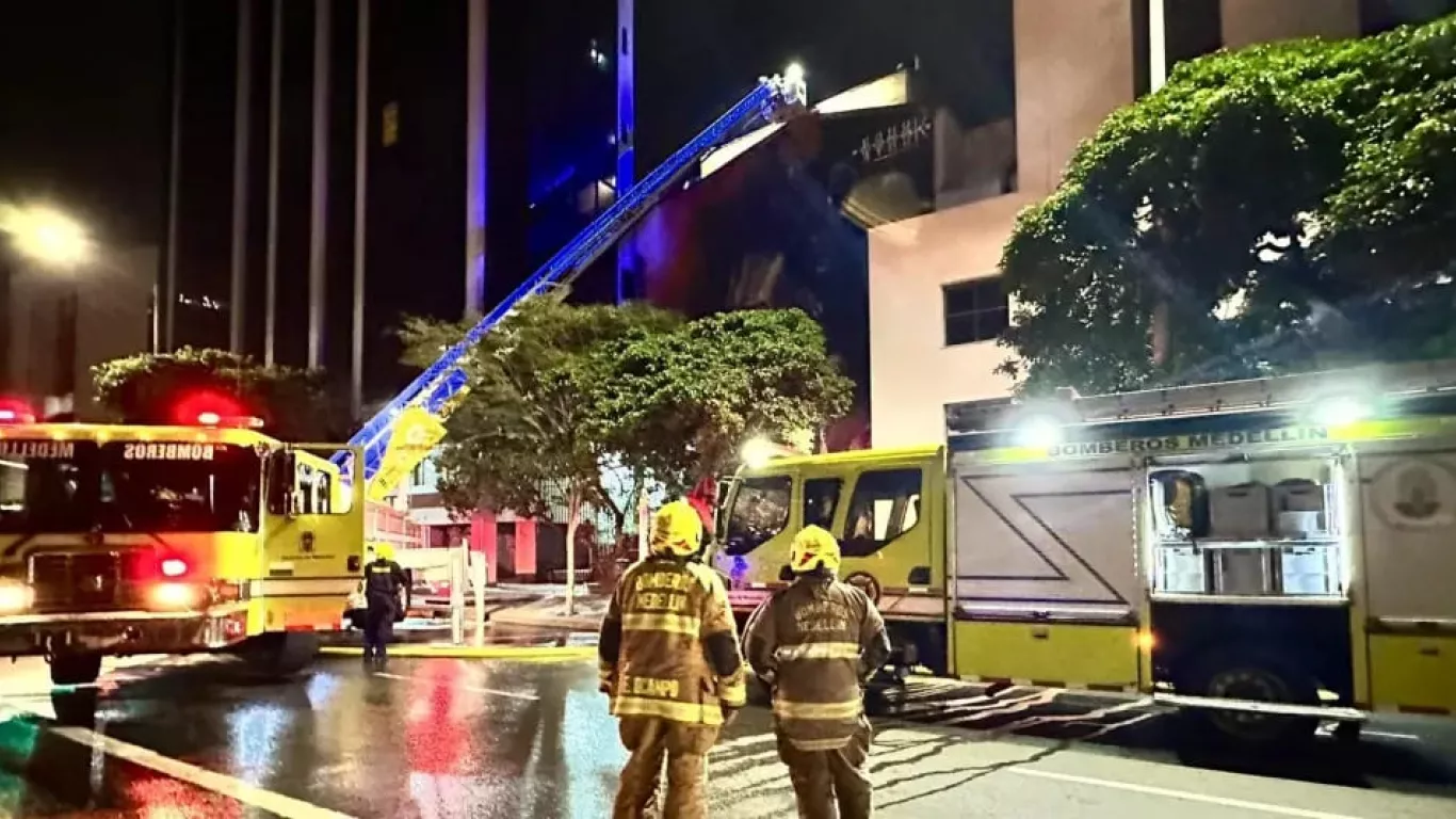 Incendio clínica fundadores medellin