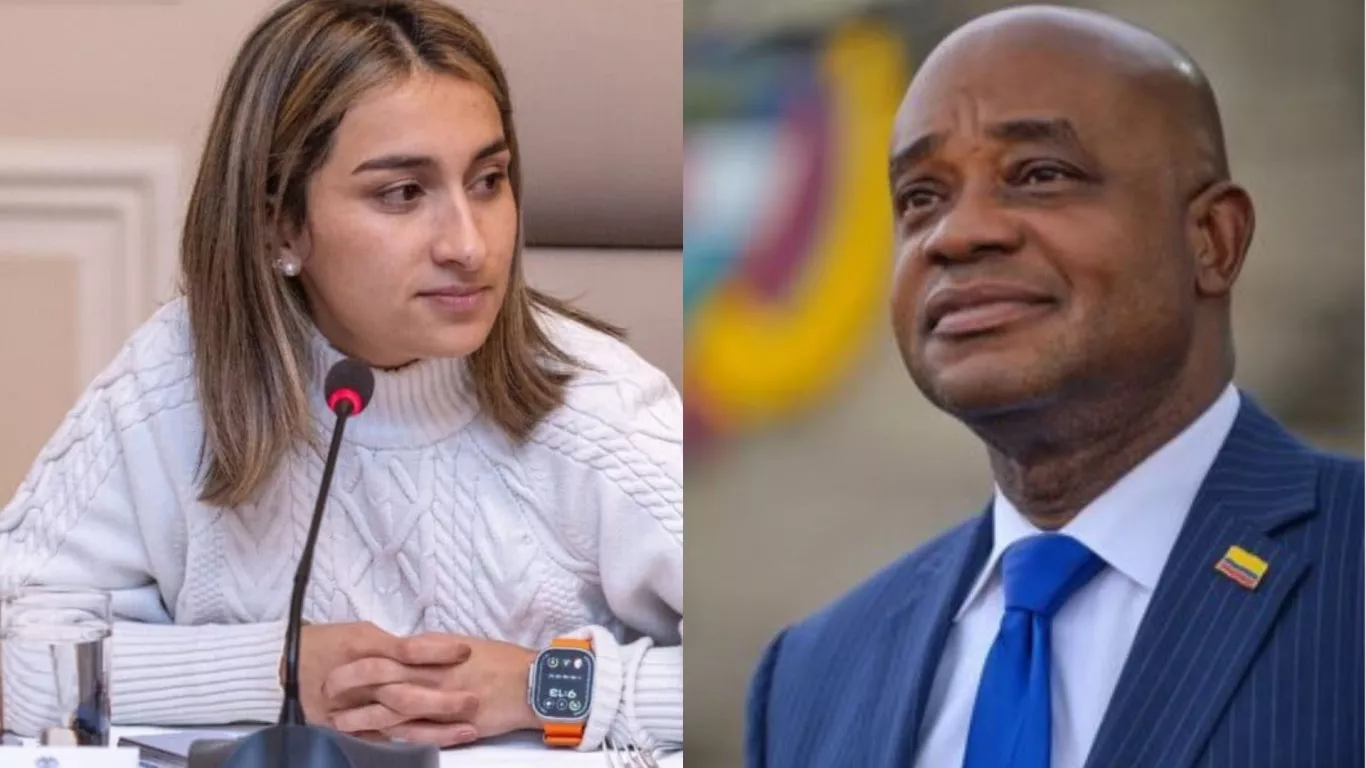 Laura Sarabia y Luis Gilberto Murillo