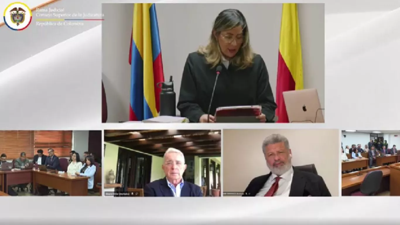 Audiencia expresidente Uribe