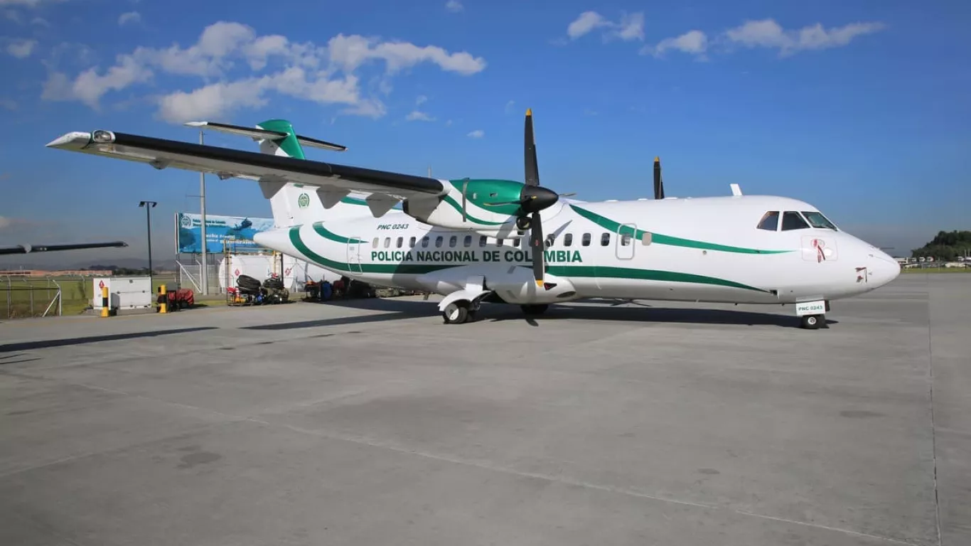 avion de la Policia Nacional de Colombia