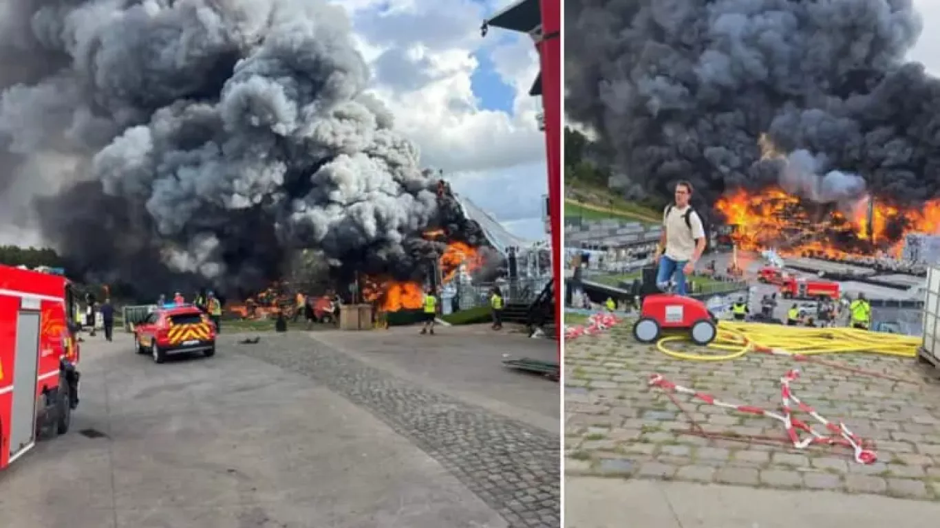 incendio escenario Tomorrowland 