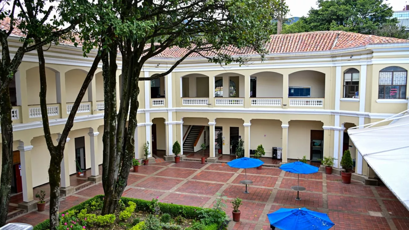 Interior de la Universidad Pedagógica Nacional