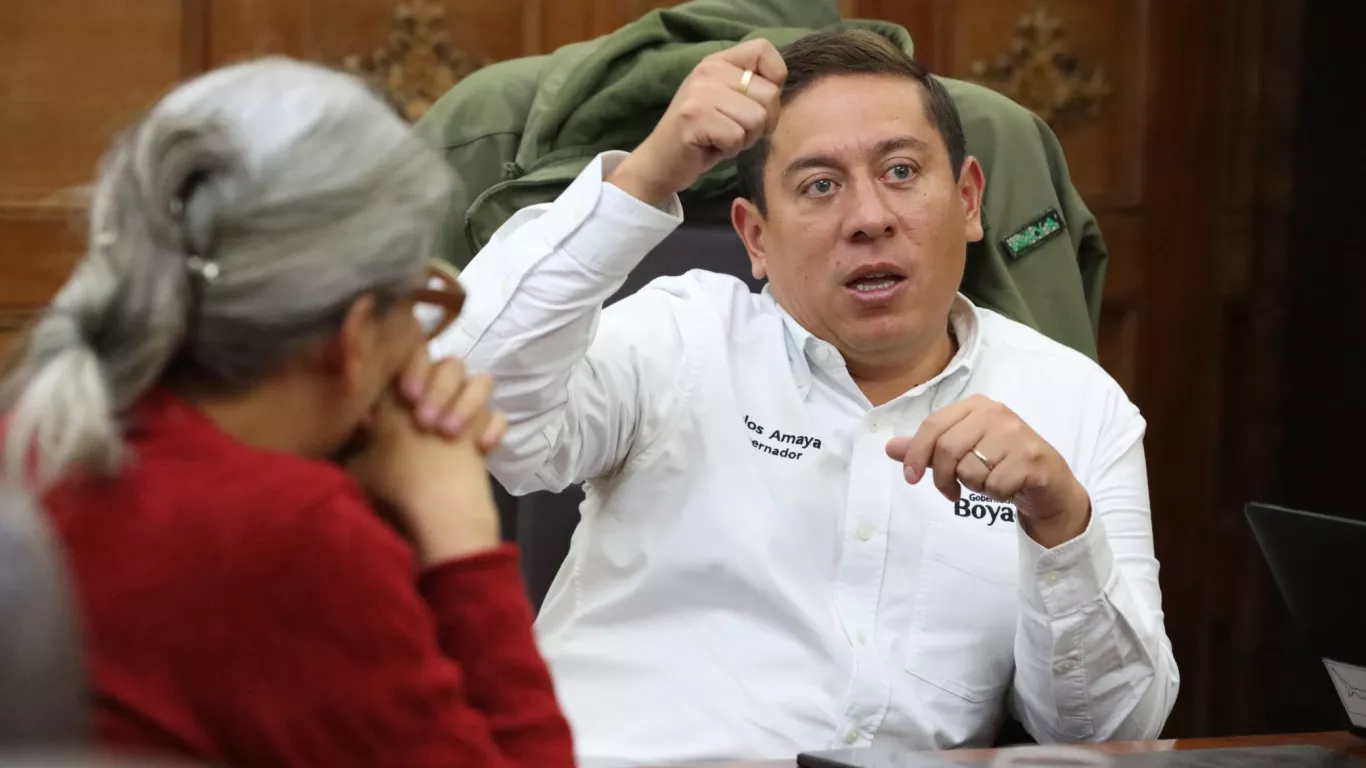 Carlos Amaya gobernador de Boyacá