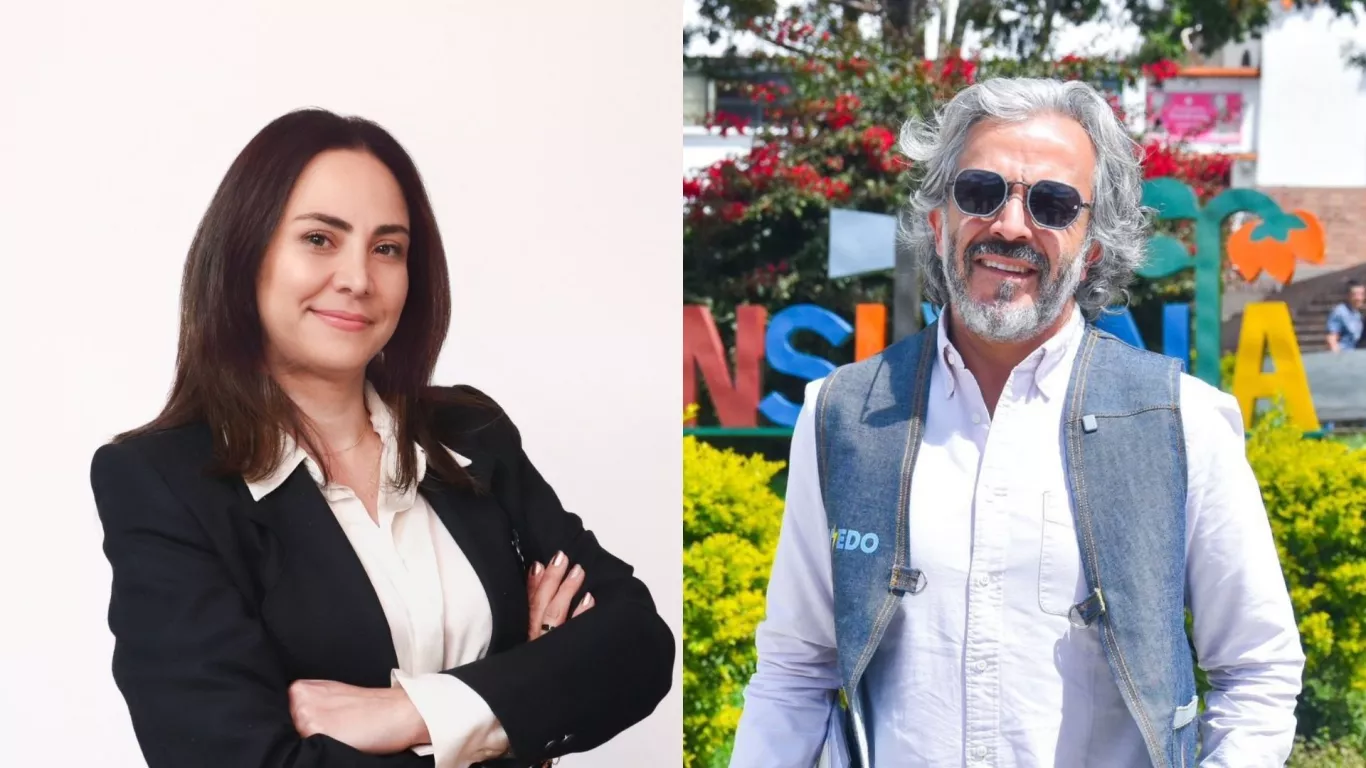 Piedad Urdinola y Juan Daniel Oviedo