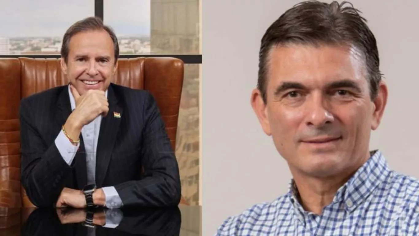 Jorge Quiroga y Rodrigo Paz 