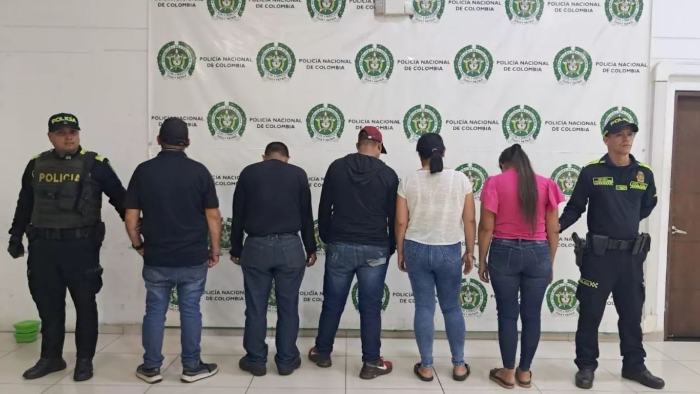 cae red delictiva en santander