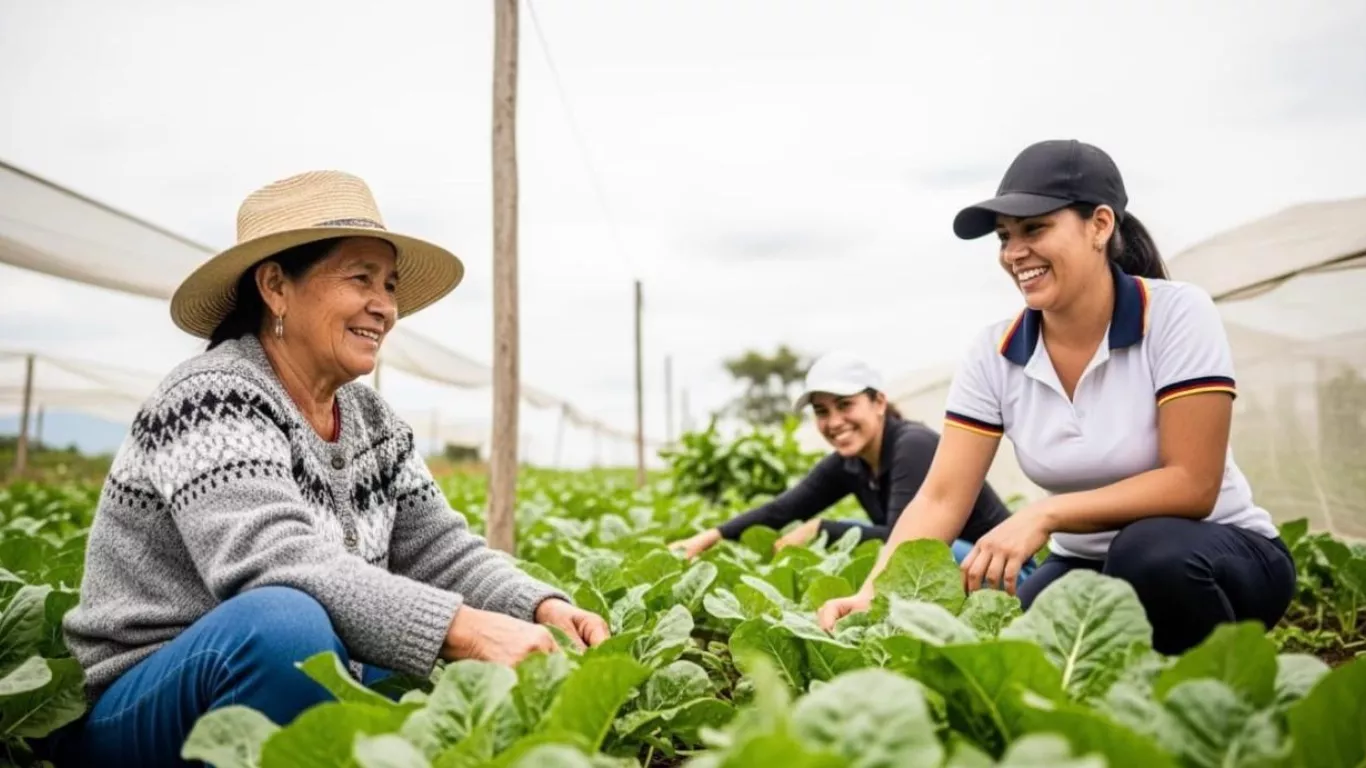 Agricultoras colombianas