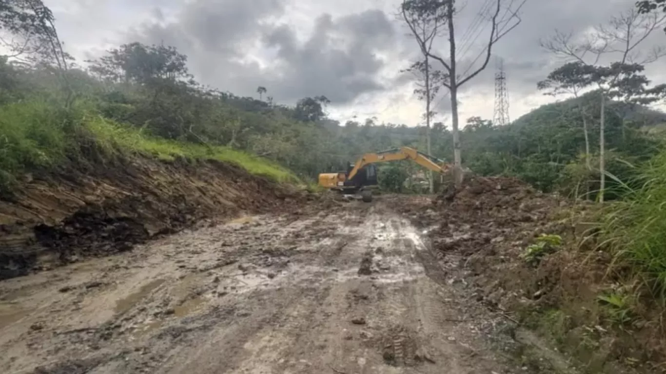 Deslizamientos de tierra en Santander