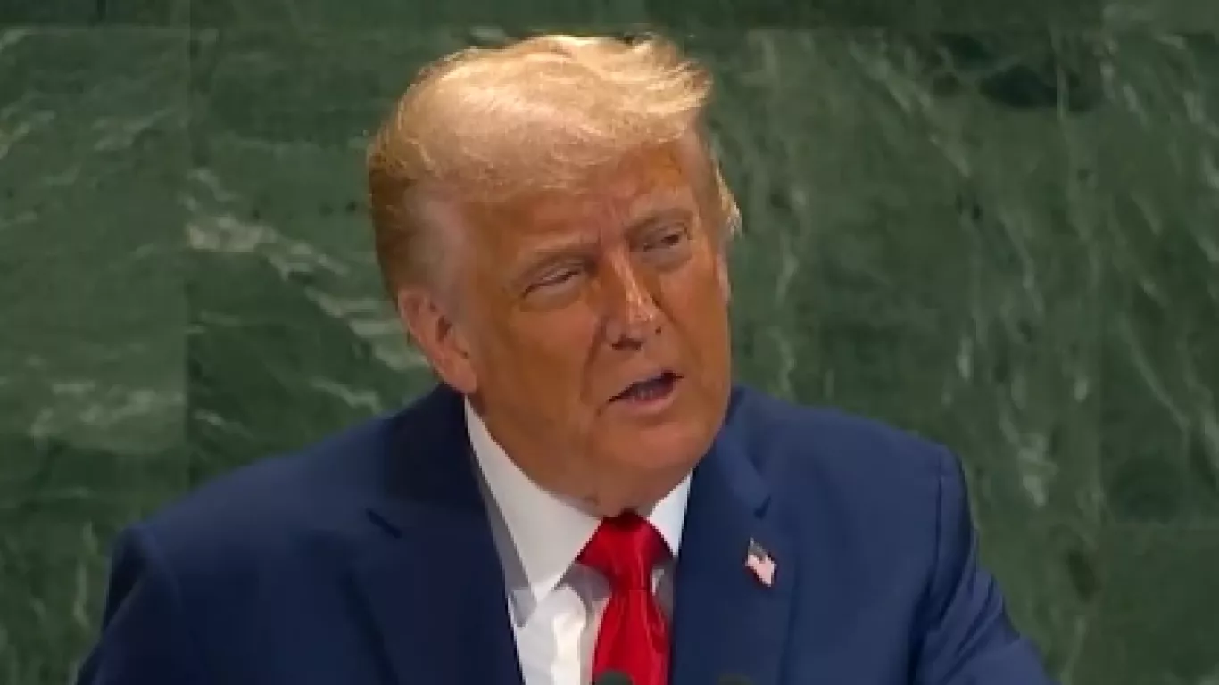 Donald Trump, presidente de EEUU en la Asamblea General de la ONU