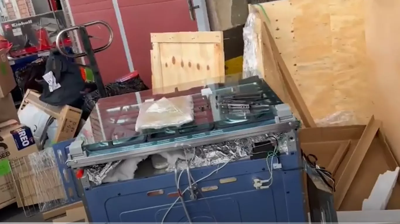 Estufa que camuflaba droga en su interior