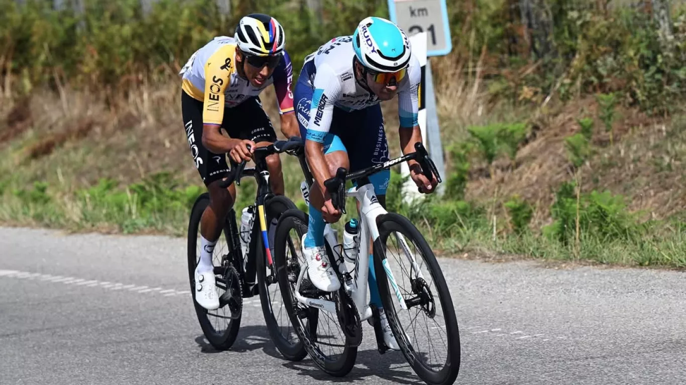 Egan Bernal en la Vuelta a España  