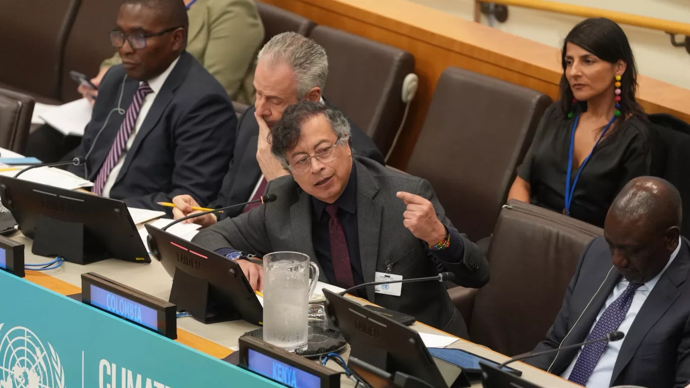 Gustavo Petro ante la Asamble General de la ONU 