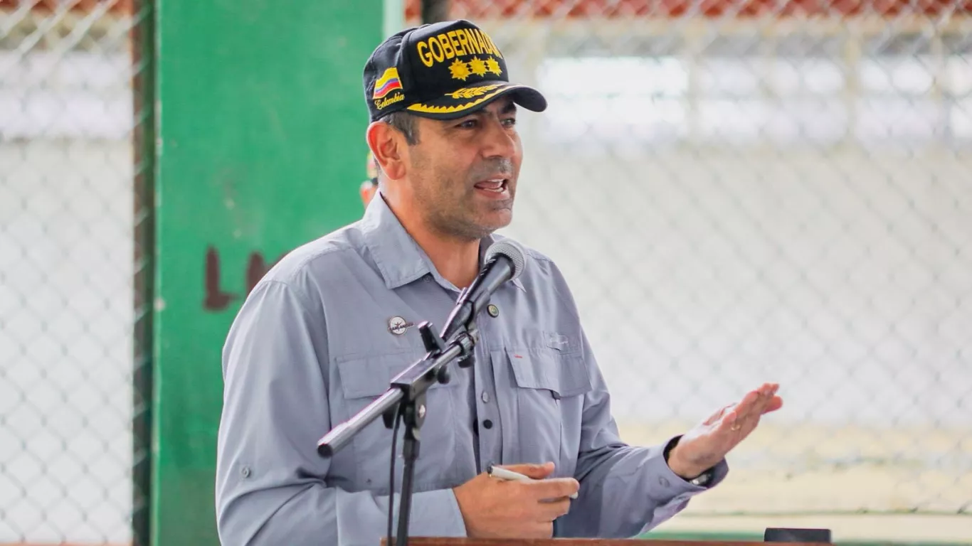 Juvenal Díaz Mateus, gobernador de Santander