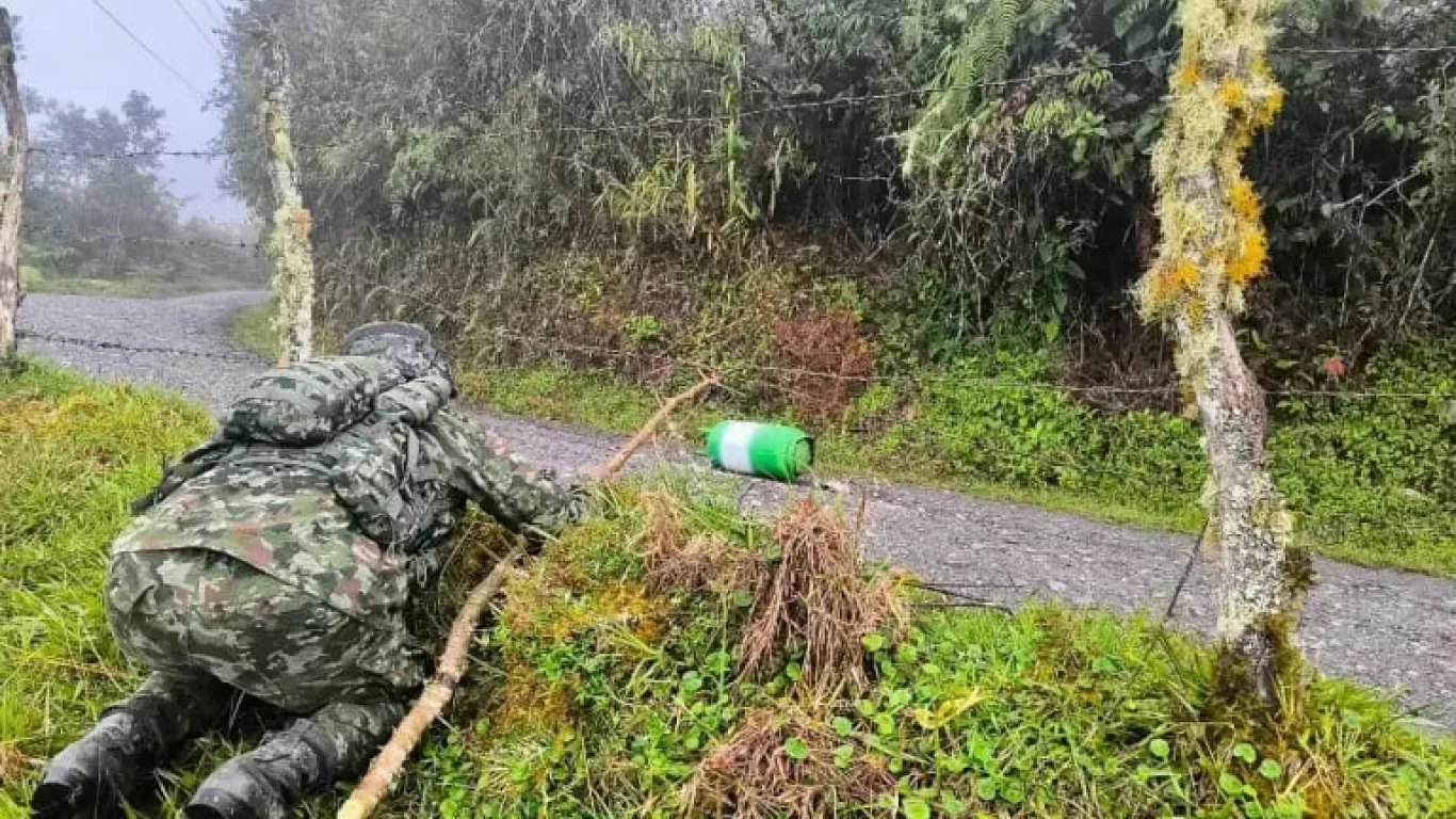 Ejército destruye explosivo en el Norte de Antioquia
