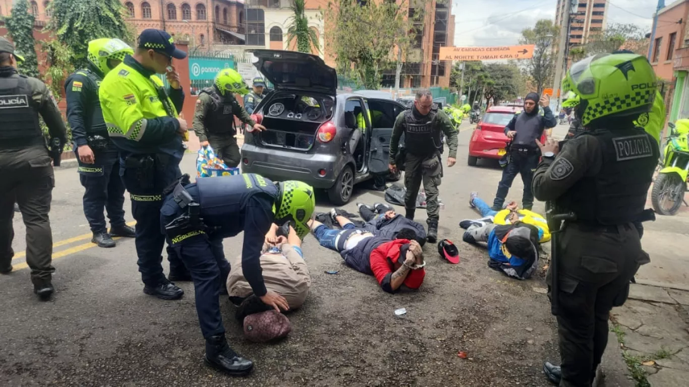 Capturan a banda señalada de atracos en bogota