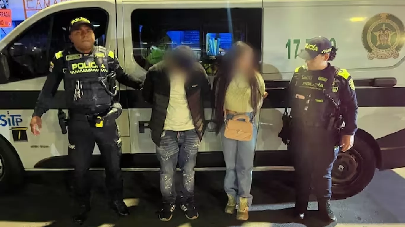 Capturados por hurto en Transmilenio