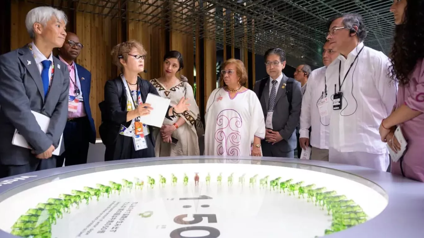 Representantes del gobierno colombiano en Expo Osaka 2025