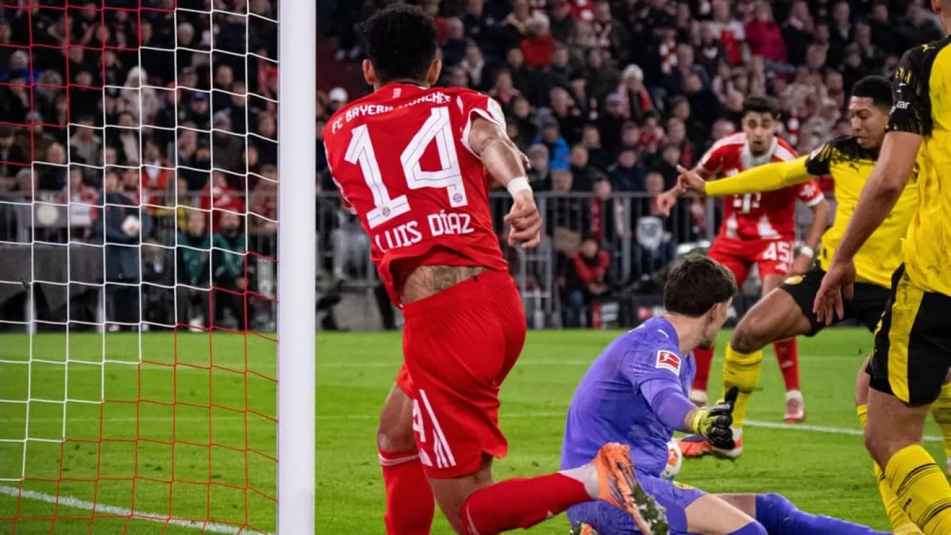 Luis Diaz con el Bayern Múnich 