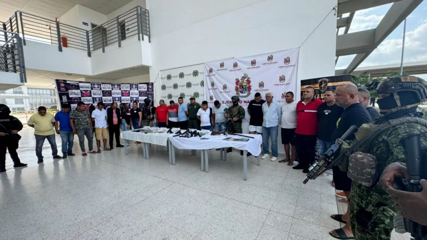 23 integrantes de red de armas 