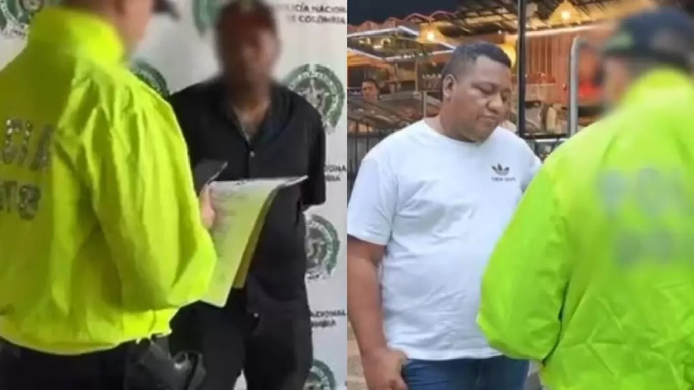 Captura de Alias Cara Negra y alias Pechibola 