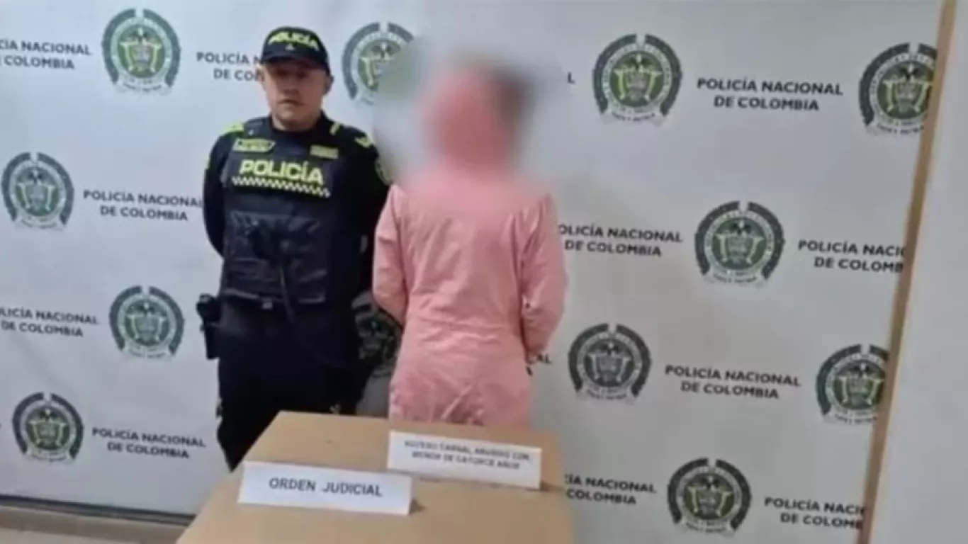 mujer detenida por abuso en bogota