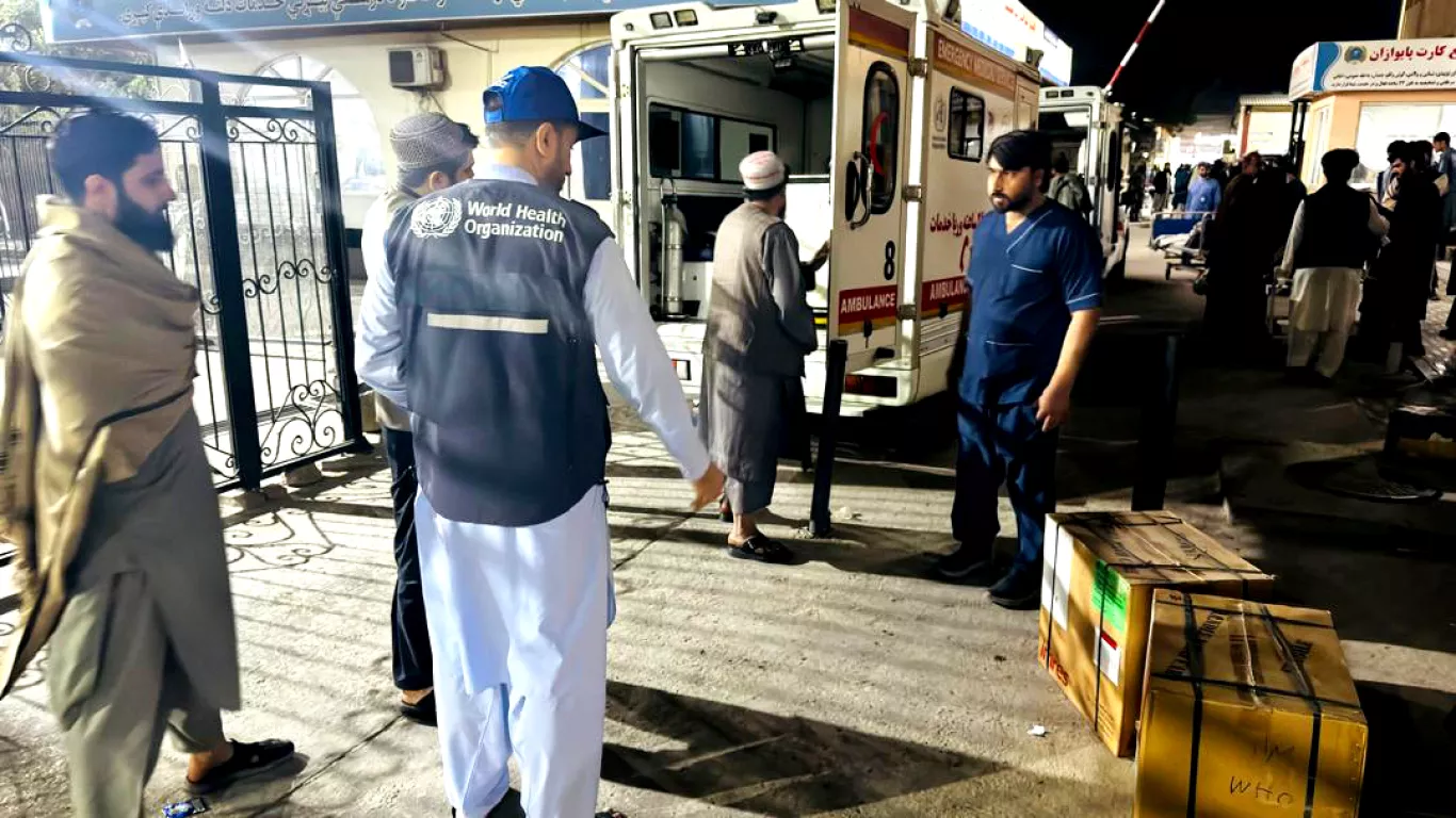 Ayuda humanitaria para la población afgana