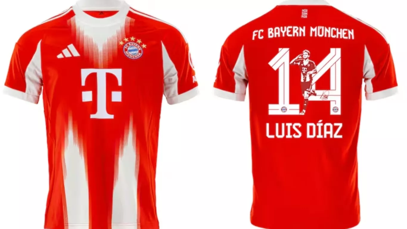 camiseta luis diaz