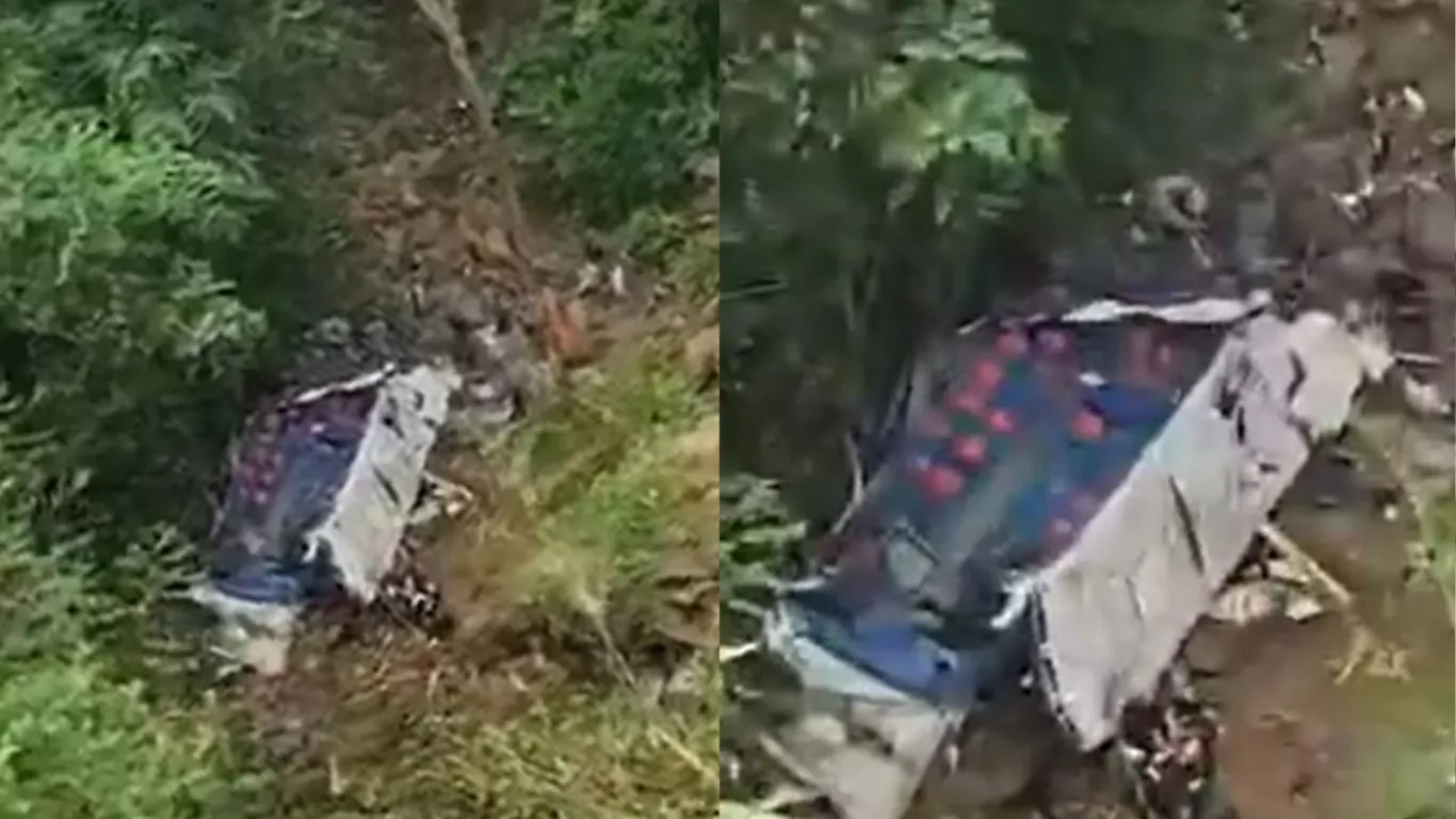 accidente bus con estudiantes